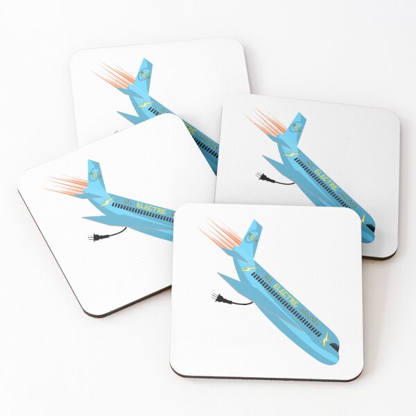 Item preview, All Electric Airlines - AEA - Electric Airplane In A Nose Dive designed and sold by Oaks Creations.