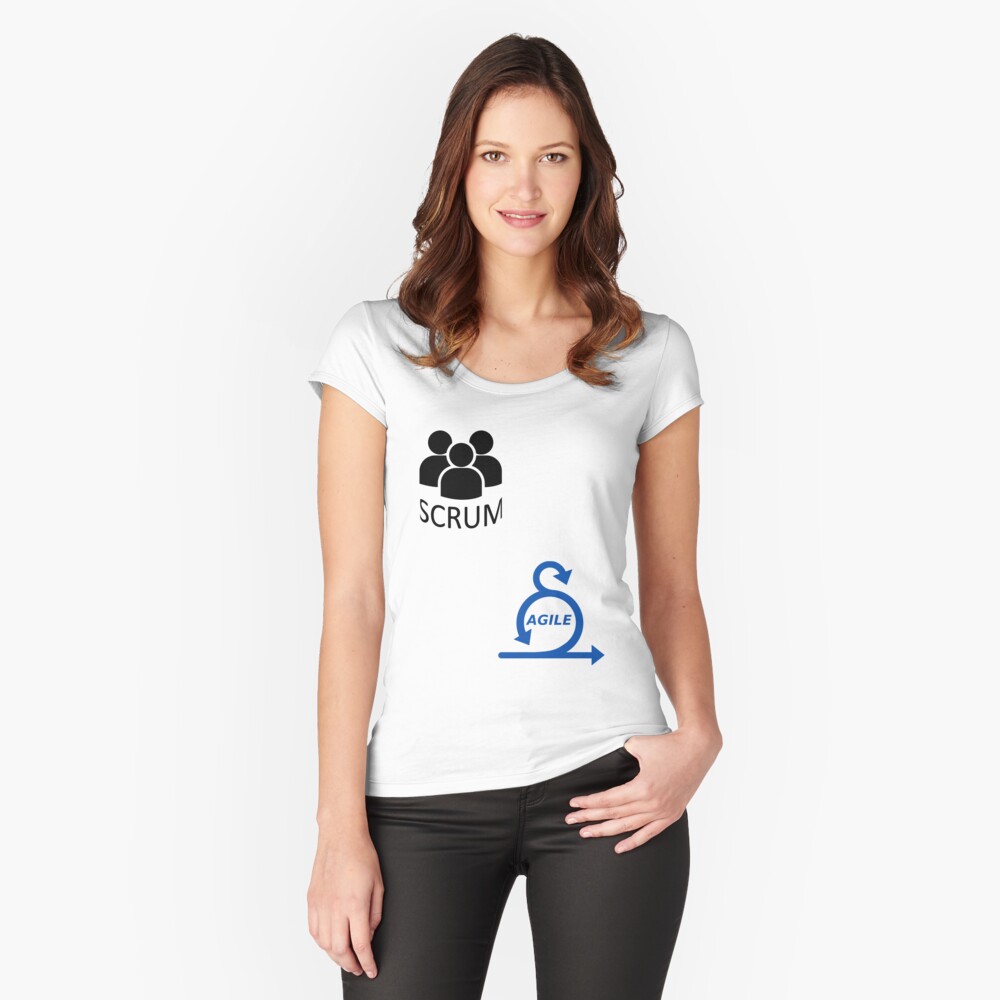 Item preview, Fitted Scoop T-Shirt designed and sold by yourgeekside.