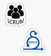 Scrum Agile set Sticker