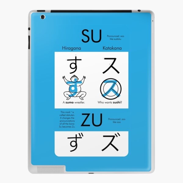 Learning Hiragana Katakana Ko Go Ipad Case Skin By Annuttin Redbubble