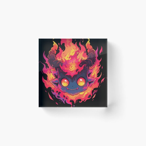 Item preview, fire demon - anime style designed and sold by asher9n9bc.