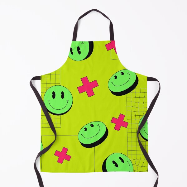 Item preview, Neon Green Trippy Smiley Y2K designed and sold by MaiZephyr.