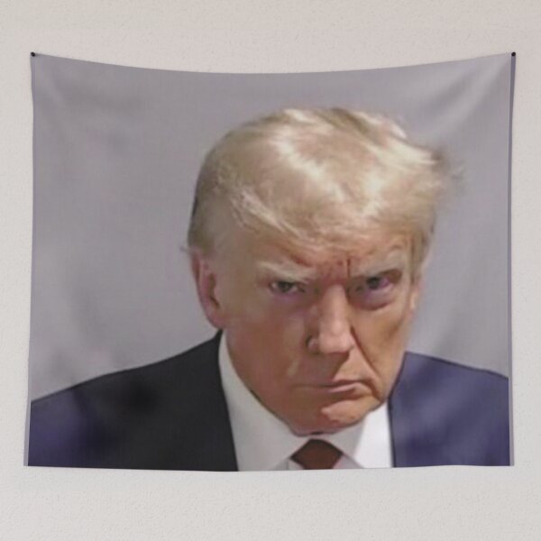 Item preview, MUGSHOT ELECTION INTERFERENCE NEVER SURRENDER Donald Trump designed and sold by khachiche.