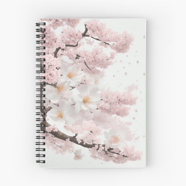 Item preview, Sakura Blossom Collage: Creating Depth and Beauty with Rain Droplets designed and sold by CharmingChic.