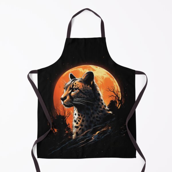 Item preview, Leopard Silhouette against Lunar Majesty  in Wild Solarization 6 designed and sold by eyestetix.