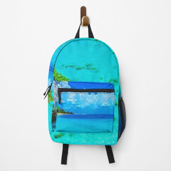 Item preview, Vibrant Teal Beach Ocean View designed and sold by SassyArtistry.
