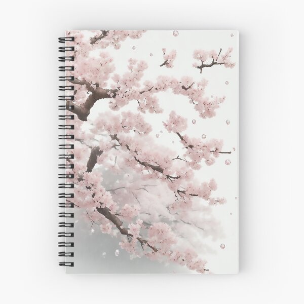 Item preview, Sakura Blossom Collage: Creating Depth and Beauty with Rain Droplets designed and sold by CharmingChic.