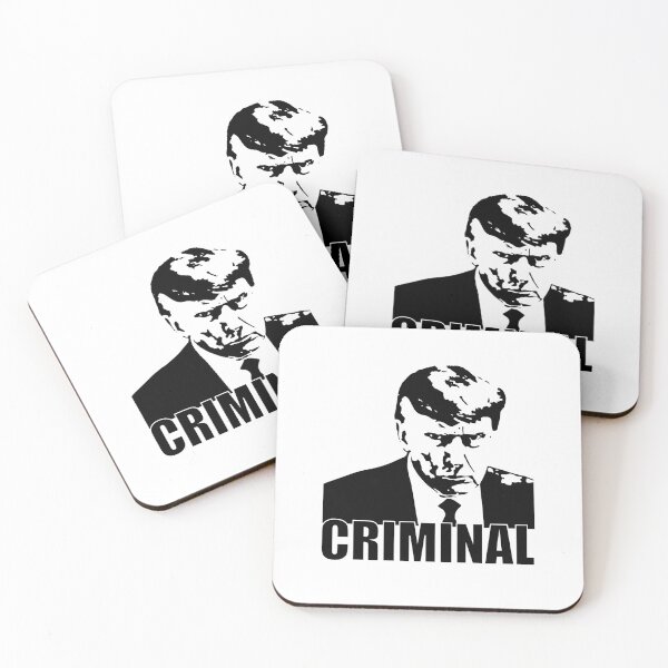 Item preview, Trump is a CRIMINAL (in black) designed and sold by NickiPost.