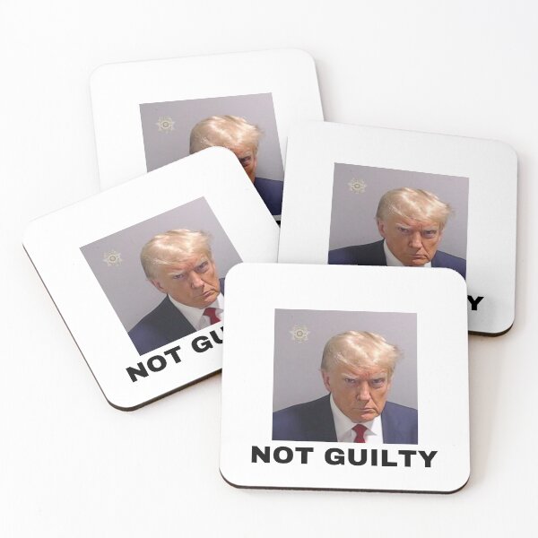 Item preview, Trump Mugshot Not Guilty T shirt designed and sold by peachieboi.