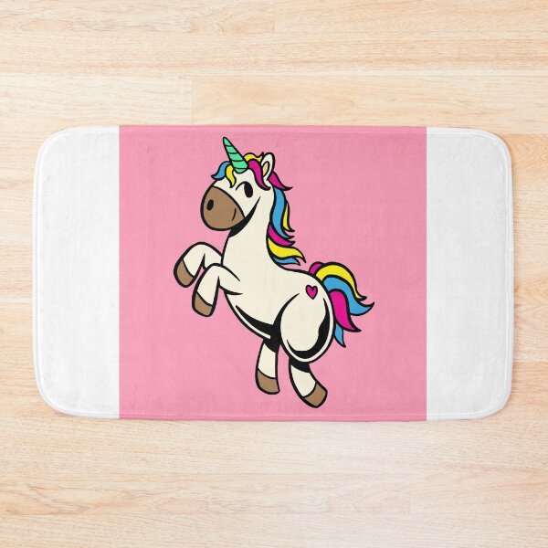 Item preview, Colorful Unicorn Sticker Delight on Pink designed and sold by hjian8219.