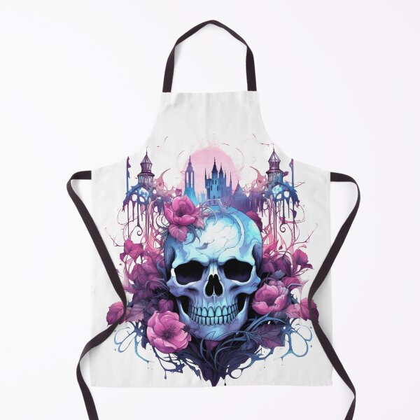Item preview, Copy of Spooky Halloween Pink Flower Skull designed and sold by ArtFromBeyond.