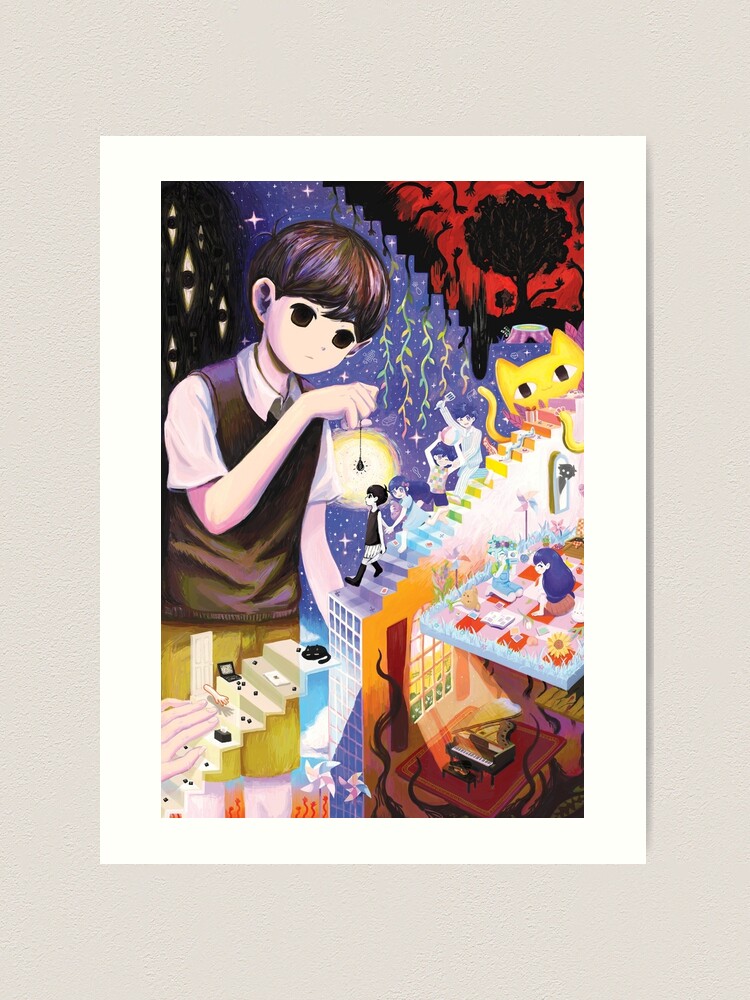 OMORI Lamp Room オモリ アートワーク　ポスター LAMP ROOM Poster – OMOCAT