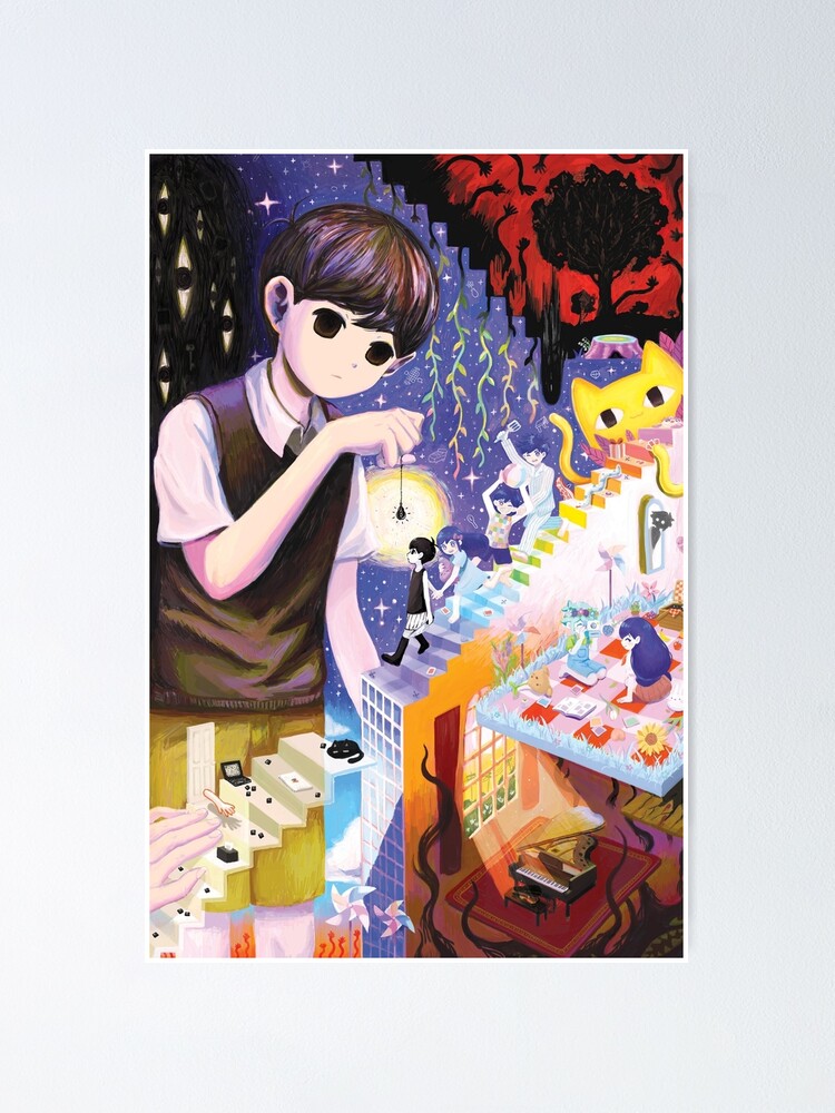 Omori Anime - Omori Switch Physical Sticker Art Board Print for Sale by  rebelux