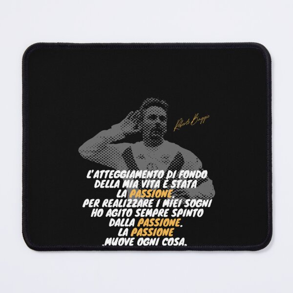 Item preview, Roberto Baggio Divin Codino Citazione Calcio Serie A Passione Motivazione Italiano designed and sold by ALEGLAS.