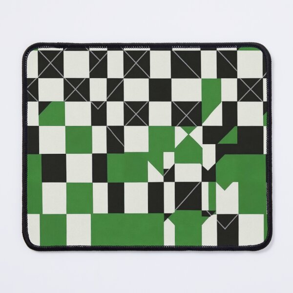 Item preview, Black and green chessboard pattern designed and sold by CoolPixels.