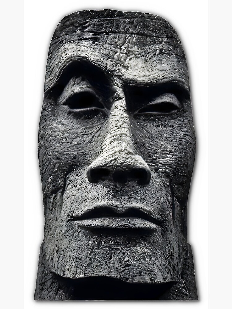 The Rock Moai Statue Funny Meme Dwayne Johnson Easter Island Greeting Card  for Sale by ArtfullyRad