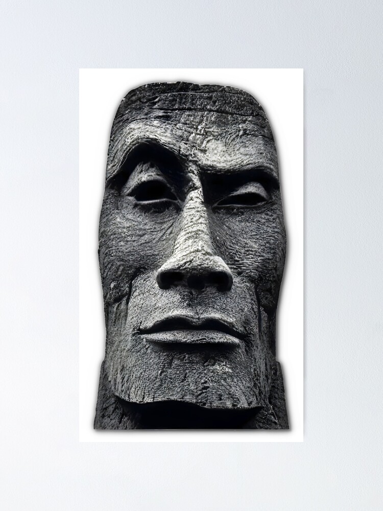 The Rock Moai Statue Funny Meme Dwayne Johnson Easter Island