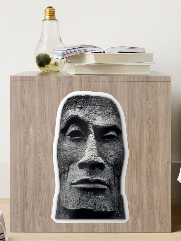 The Rock Moai Statue Funny Meme Dwayne Johnson Easter Island Greeting Card  for Sale by ArtfullyRad