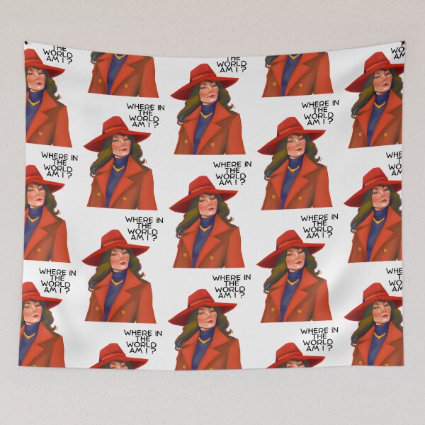Item preview, Carmen SanDiego Where in the World Am I? Design designed and sold by JaidenBirdie.
