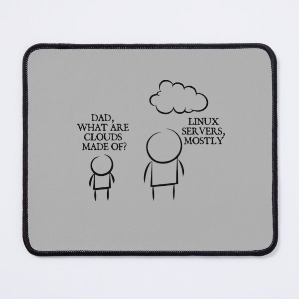 Item preview, Clouds - Linux Server - Funny Programming Jokes designed and sold by AmilahBoa.
