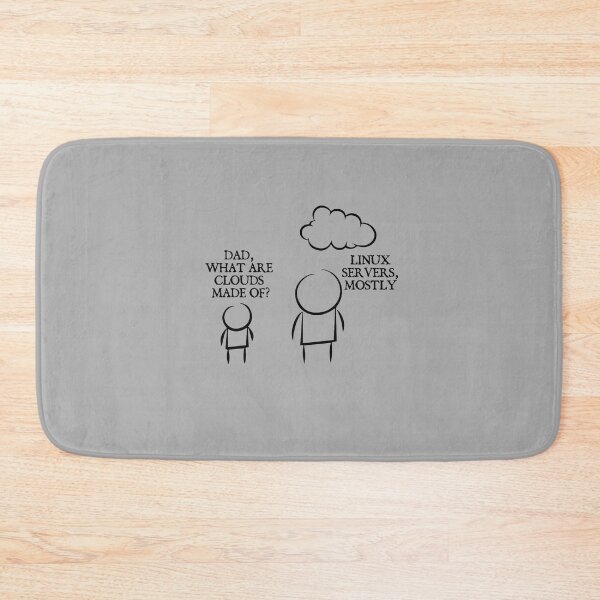 Item preview, Clouds - Linux Server - Funny Programming Jokes designed and sold by AmilahBoa.