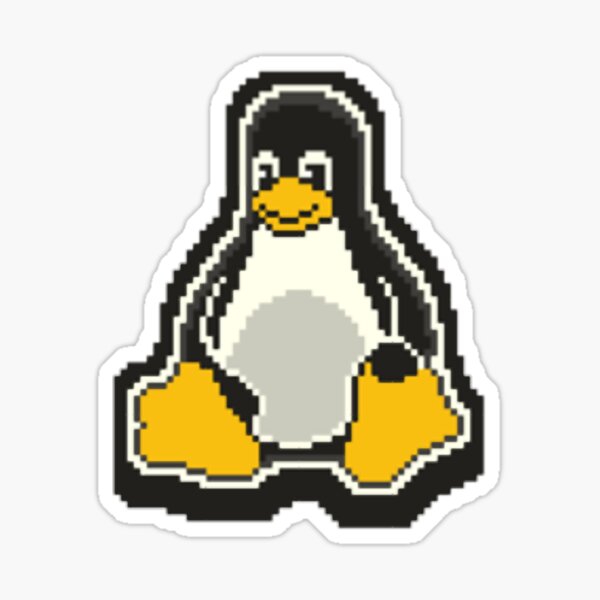 Item preview, Linux Tux Pixel Art designed and sold by AmilahBoa.