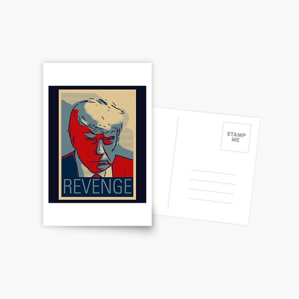 Item preview, Trump Mugshot Obama Poster Revenge Trump 2024 designed and sold by The Masked Designer.