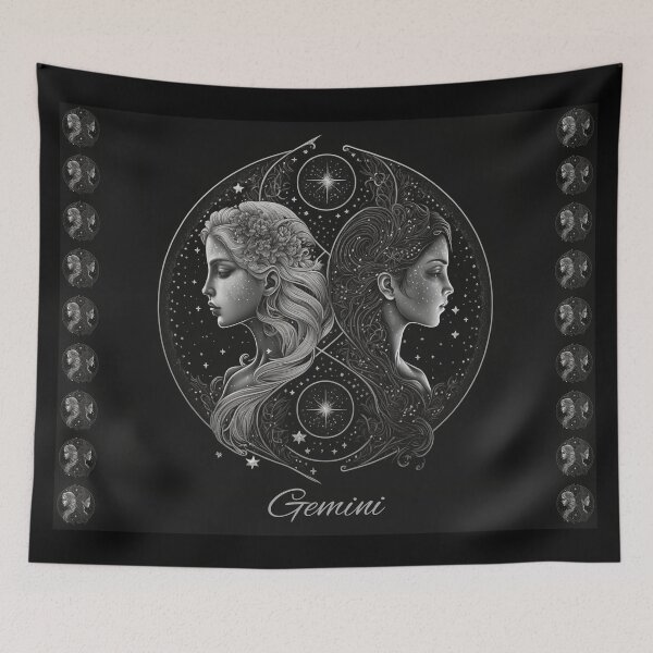 Item preview, Gemini Zodiac Horoscope Sign: Twins designed and sold by ieluxury.