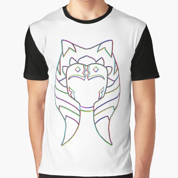 Vista previa del artículo con la obra «ahsoka tano minimalista neón», diseñado y vendido por dkilipro.