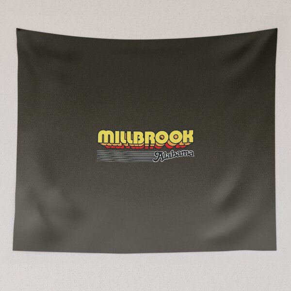 Item preview, Millbrook, Alabama | Retro Stripes designed and sold by retroready.