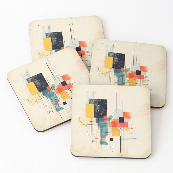 Item preview, Abstract Squares designed and sold by AngryBabies.