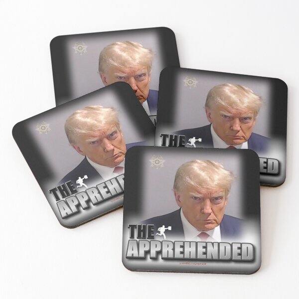 Item preview, The Apprehended Donald Trump Mug Shot designed and sold by hyperfocusrach.