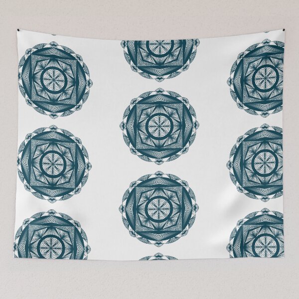 Item preview, Blue mandala designed and sold by CmpsDesigns .