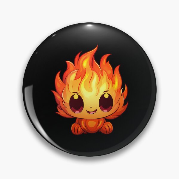 Item preview, Cute Cartoon Fire Elemental designed and sold by SisterHaplo.