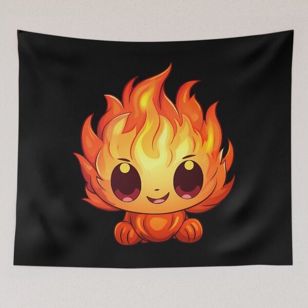 Item preview, Cute Cartoon Fire Elemental designed and sold by SisterHaplo.