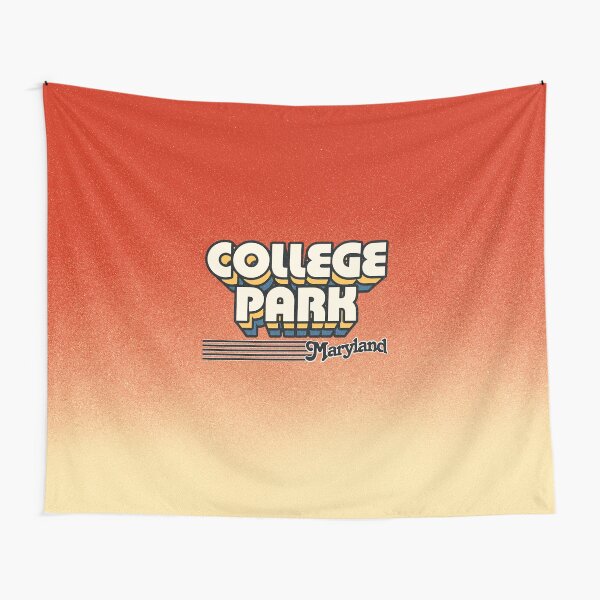 College Park, Maryland | Retro Stripes Tapestry