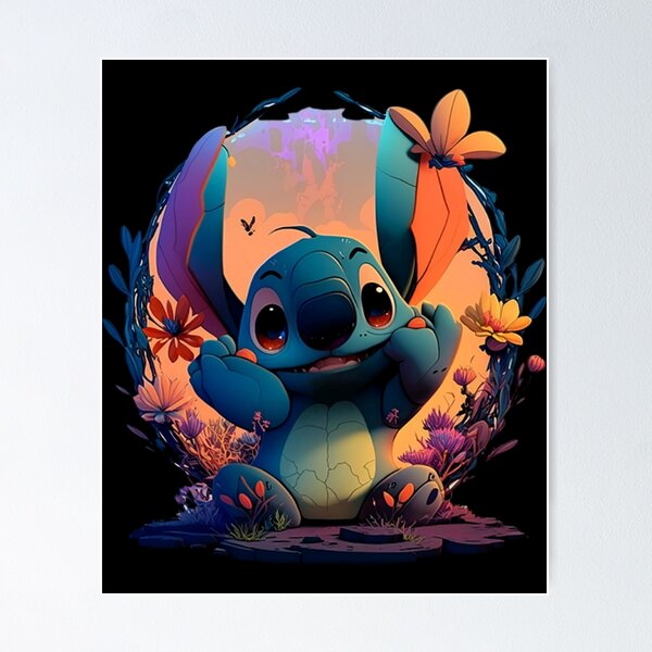 Lilo And Stitch Poster for Sale by FreshFlowerShop