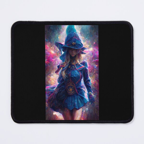 Item preview, Beautiful dark magician witch with blue dress designed and sold by ErinWorthy.