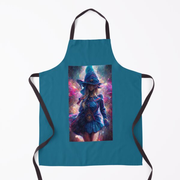Item preview, Beautiful dark magician witch with blue dress designed and sold by ErinWorthy.
