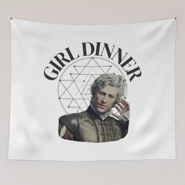Aperçu de l'œuvre Astarion Meme BG3 - Dîner entre filles classique créée et vendue par EnglandBoutiq.