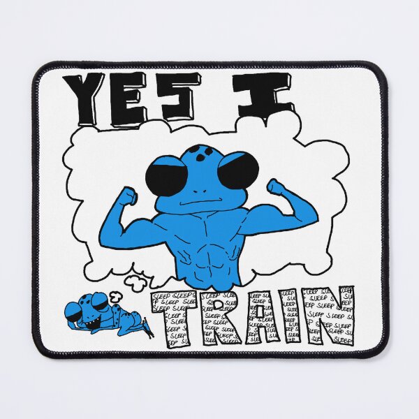 Item preview, Yes I Train (sleep) designed and sold by Tschusschfrosch.