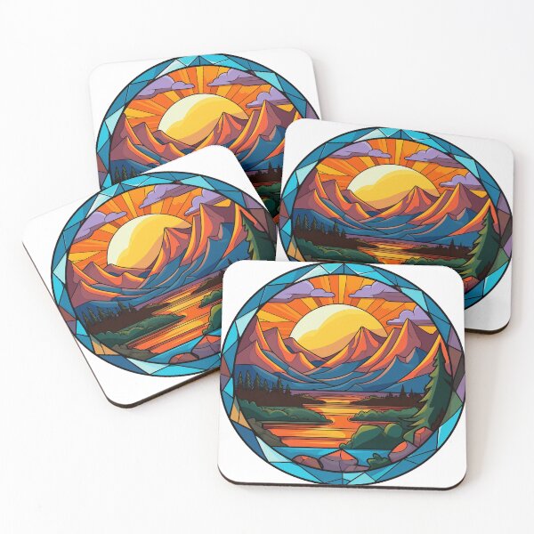 Item preview, Hiking Sunset Outdoor Adventure, Tranquil Nature, Sunset Landscape, Hiking Memories designed and sold by LeenHaus.