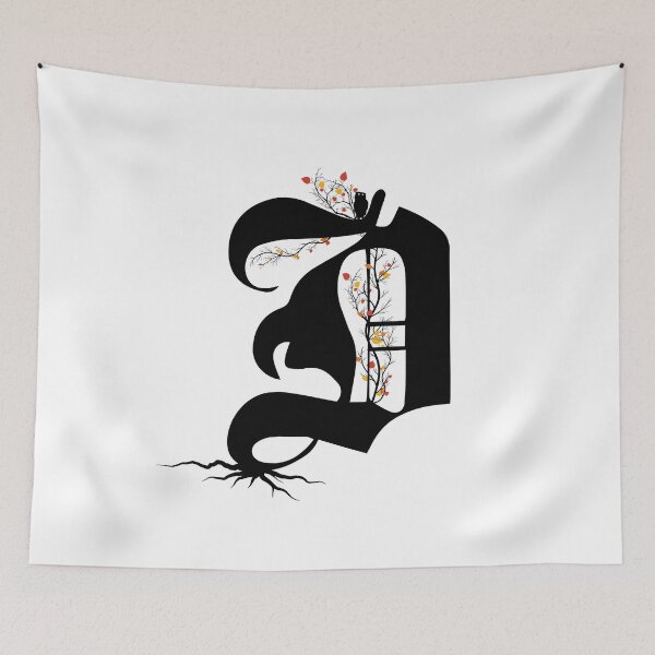 Item preview, Letter "D" Illustrated initial designed and sold by InkinZ.