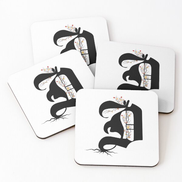 Item preview, Letter "D" Illustrated initial designed and sold by InkinZ.