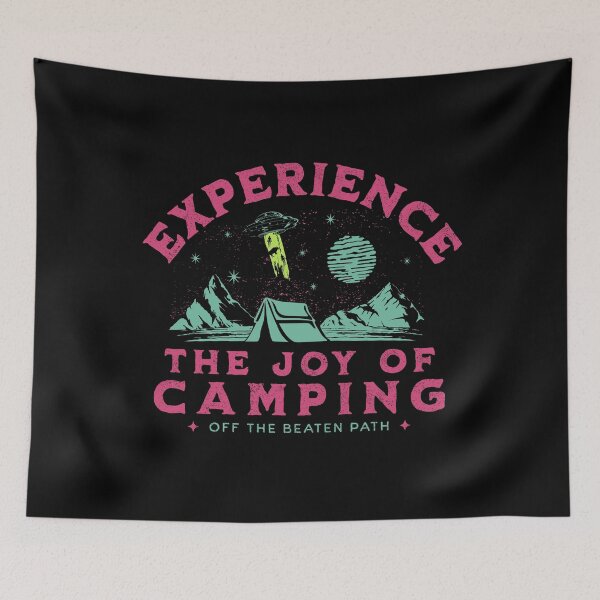 Item preview, Camping Lover UFO Aliens designed and sold by Wild-Neptune.