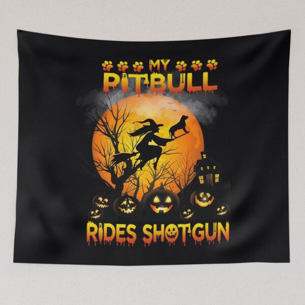 Item preview, My Pitbull Rides Shotgun 		 designed and sold by kmfedkqhx10.