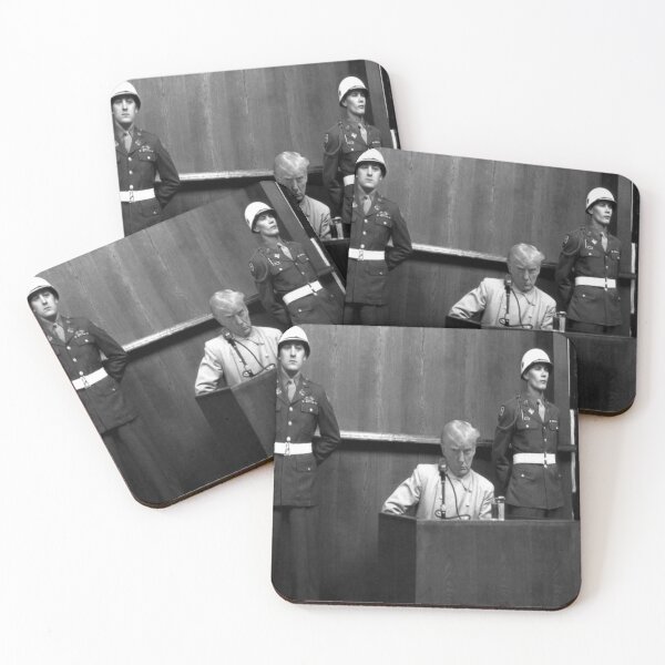 Item preview, Donald Trump Fulton County Mugshot at the Nuremberg Trials designed and sold by Tacopig.