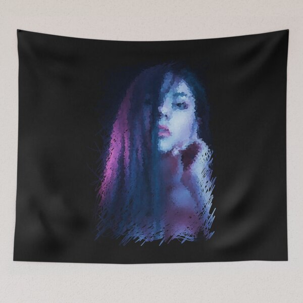 Item preview, Woman with neon lights designed and sold by Artsemg.