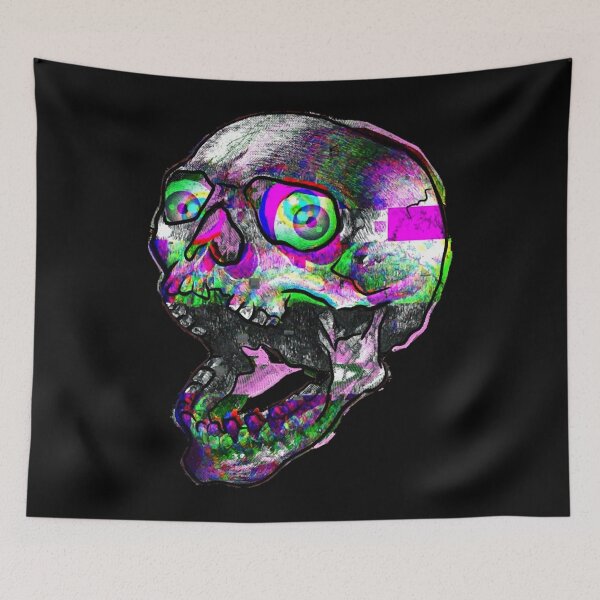 Item preview, Glitch Skull designed and sold by ArtShopBrendon.