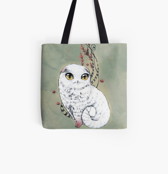 Scottish Fold Allover-Print Tote Bag